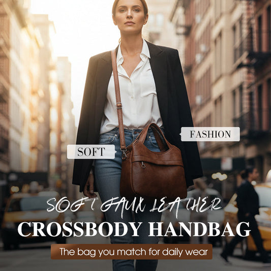 Elysian Crossbody Bag | Soft PU Leather, Lightweight 0