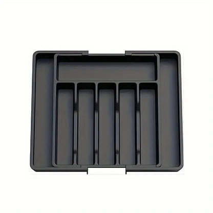 Elysian Cutlery Organizer | Extendable Design, Multi-Compartment 0