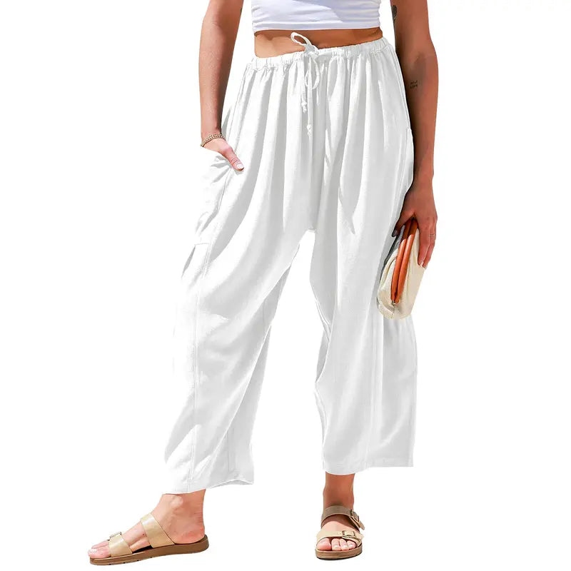 Elysian Linen Pants | Flowy Comfort, Relaxed Fit 6