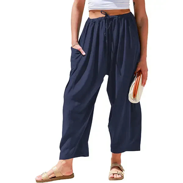 Elysian Linen Pants | Flowy Comfort, Relaxed Fit 9