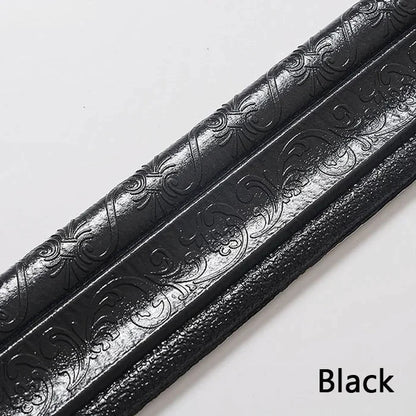 Elysian Wall Edging Strip | Self-Adhesive PE Foam, 3D Embossed Design 13