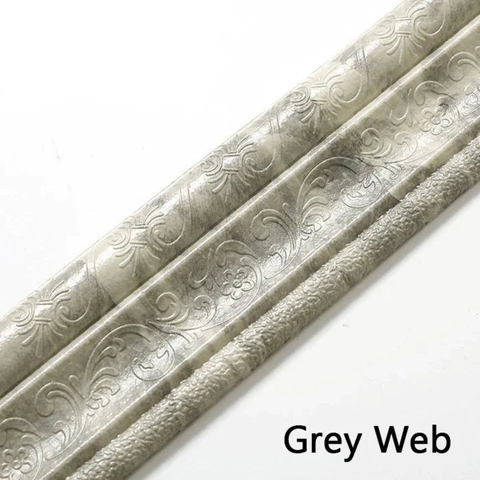 Elysian Wall Edging Strip | Self-Adhesive PE Foam, 3D Embossed Design 15