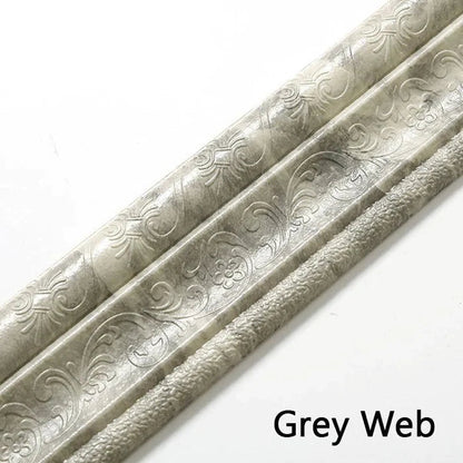 Elysian Wall Edging Strip | Self-Adhesive PE Foam, 3D Embossed Design 15