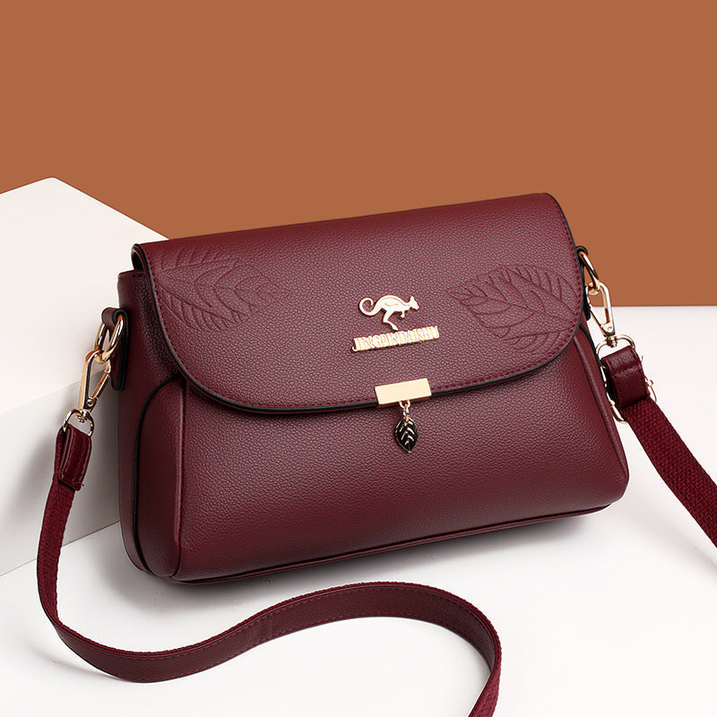 Elysian Women's Handbag | Genuine Leather, Multi-Layer Design 2