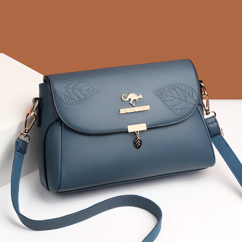 Elysian Women's Handbag | Genuine Leather, Multi-Layer Design 4