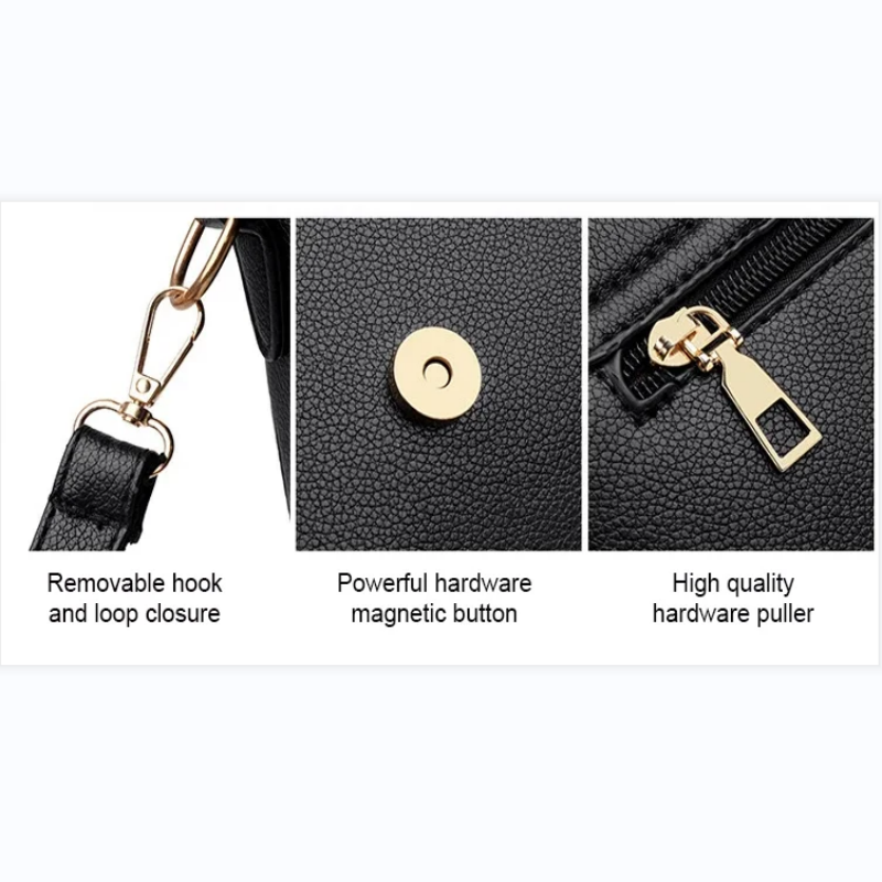 Elysian Women's Handbag | Genuine Leather, Multi-Layer Design 6
