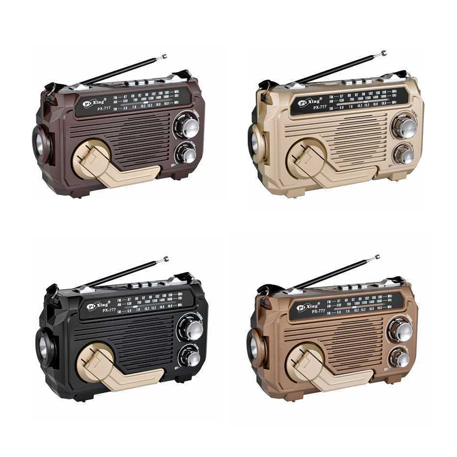 Eptchn Solar Radio | Multifunctional, Retro Design 0