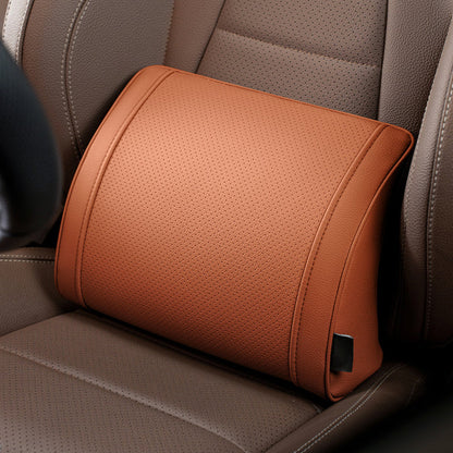 Evara Car Support Set | Ergonomic Memory Foam Lumbar Cushion and Headrest 18