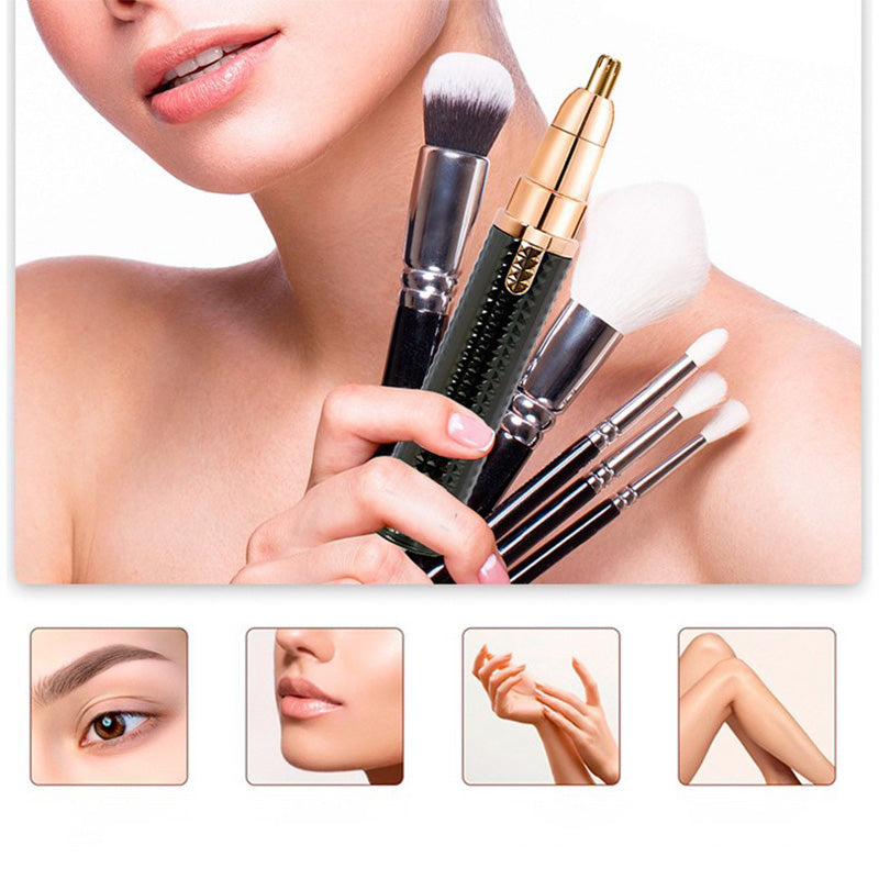 Evara Electric Eyebrow Trimmer | USB Rechargeable, Interchangeable Heads, Ergonomic Design 8