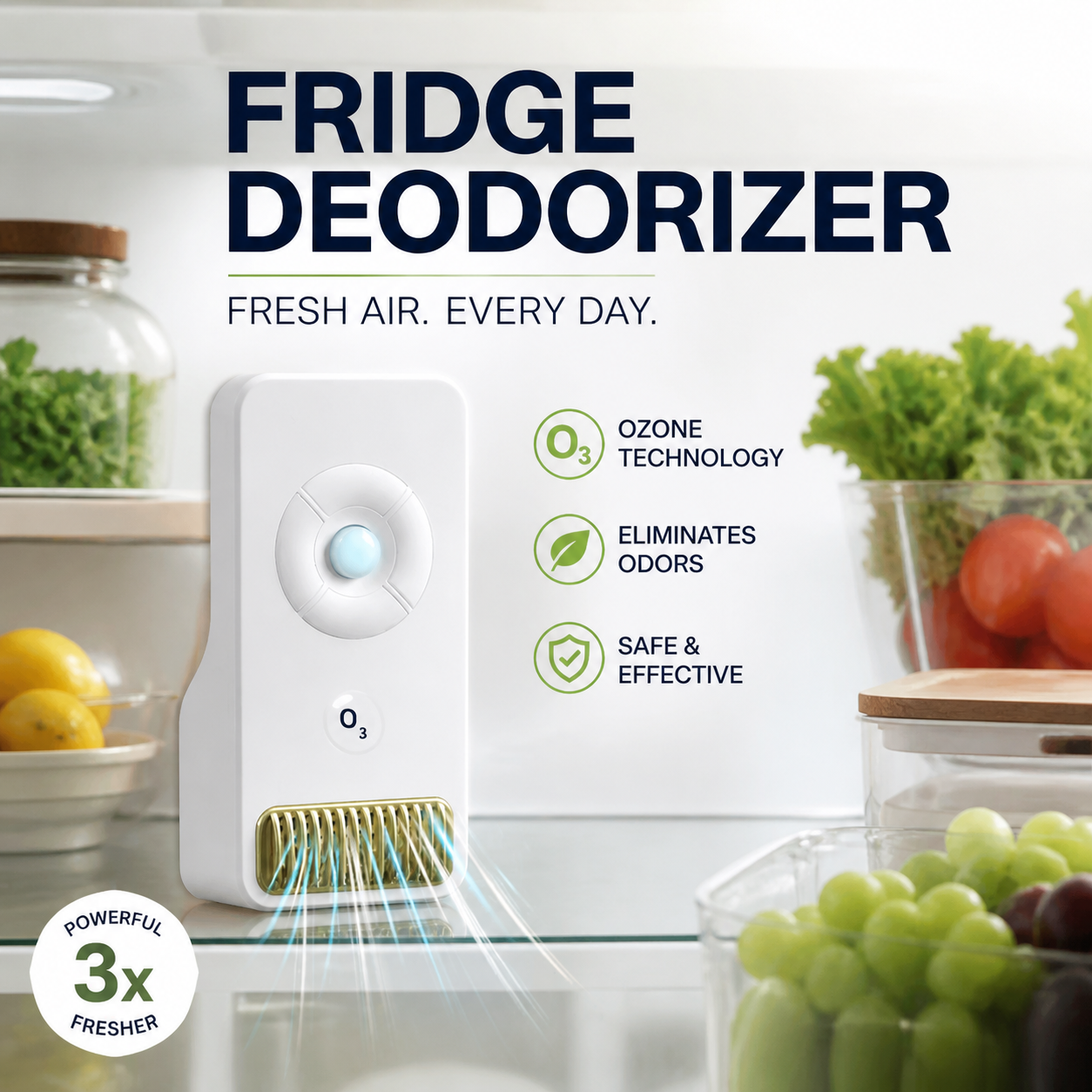 Evara Odor Eliminator | Compact, Electronic, Chemical-Free 1