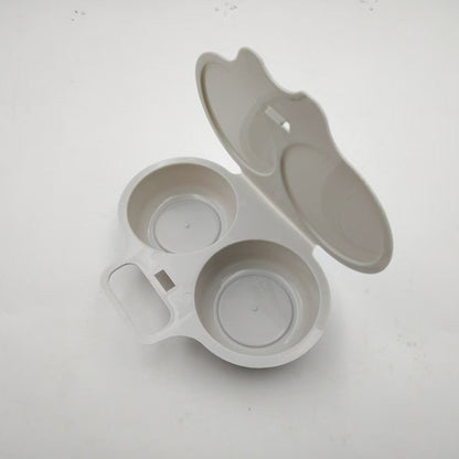 Evo Microwave Egg Poacher | Dual-Cavity, Food-Grade PP, Oil-Free Cooking 10