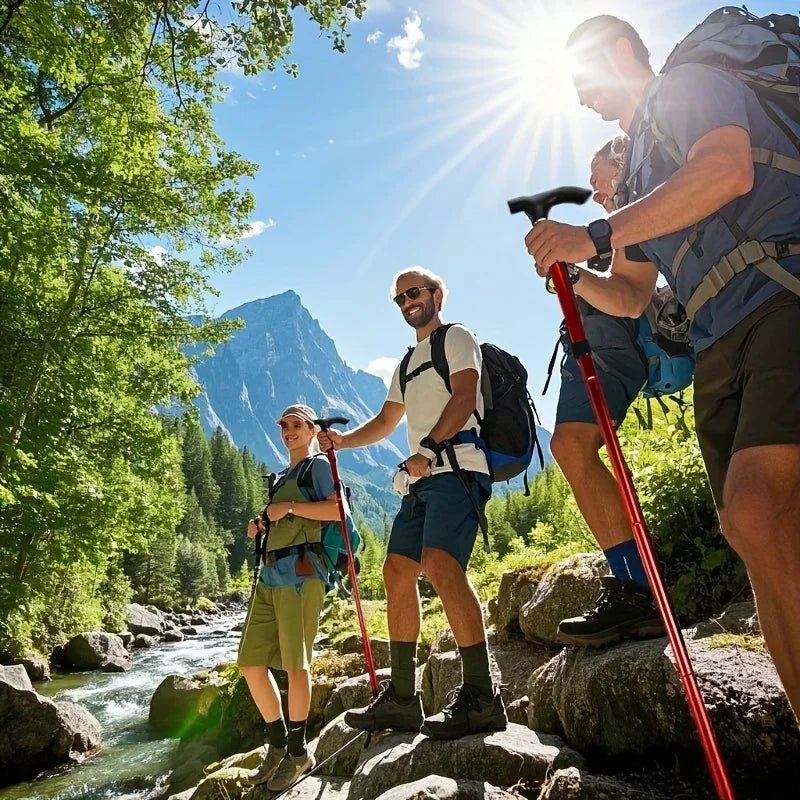 Falcon Hiking Pole | Lightweight Aluminum, Telescopic, Foldable Trekking Stick 2