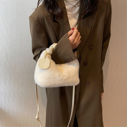 Faux Fur Chic Bag | Multifunctional, Skin-Friendly 5