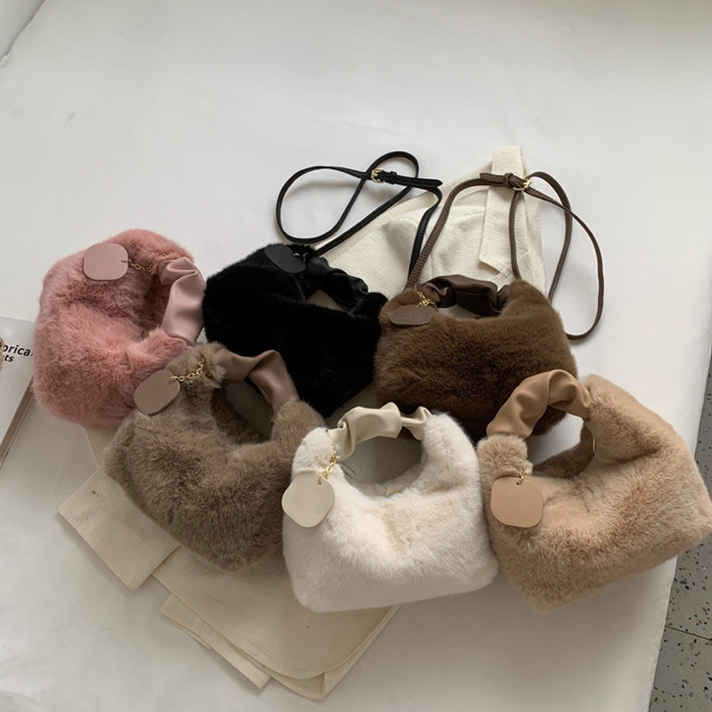 Faux Fur Chic Bag | Multifunctional, Skin-Friendly 8