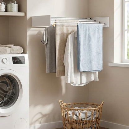 Fiora Wall-Mounted Drying Rack | Foldable Space-Saving Design for Clothes and Laundry 0
