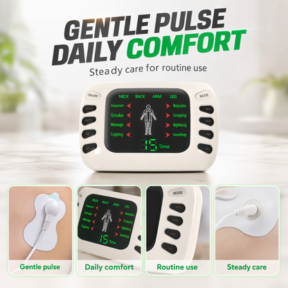 Flectra Electric Massager | Dual Output Pulse for Neck, Back, and Muscle Relaxation 6