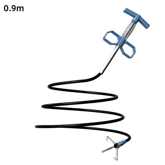 FlexiGrab Pipe Dredging Tool | Stainless Steel Claw, Ergonomic Handle 0