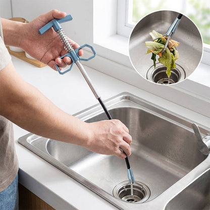 FlexiGrab Pipe Dredging Tool | Stainless Steel Claw, Ergonomic Handle 5