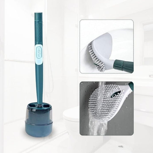 Flusher Pro Toilet Bowl Cleaner | Effortless Grime Removal, Wall-Mounted Design 0