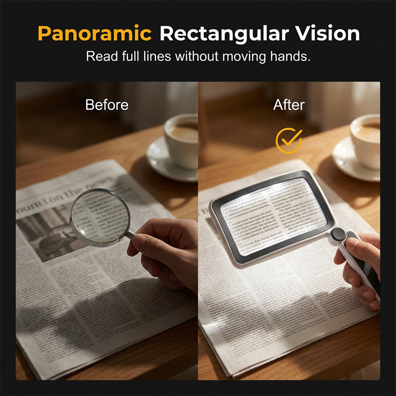 Folio Magnifier | LED Illumination, Ergonomic Design 3