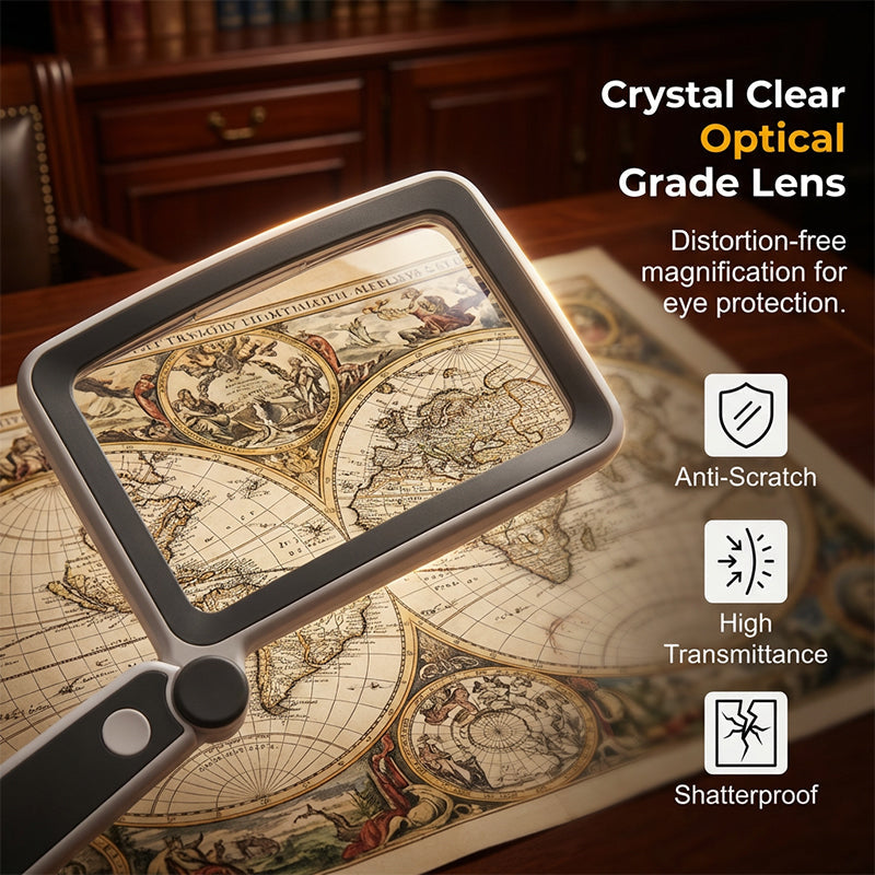 Folio Magnifier | LED Illumination, Ergonomic Design 4