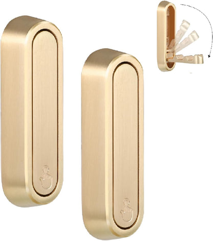 Folio Wall Hooks | Heavy-Duty Zinc Alloy, Foldable Design 2
