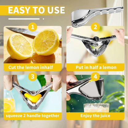 Fresco Citrus Squeezer | Heavy Duty Stainless Steel Lemon and Lime Juicer 2