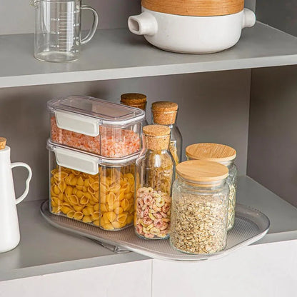 FridgeSpin Organizer | 360-Degree Rotating Turntable, Easy-Clean Design 5