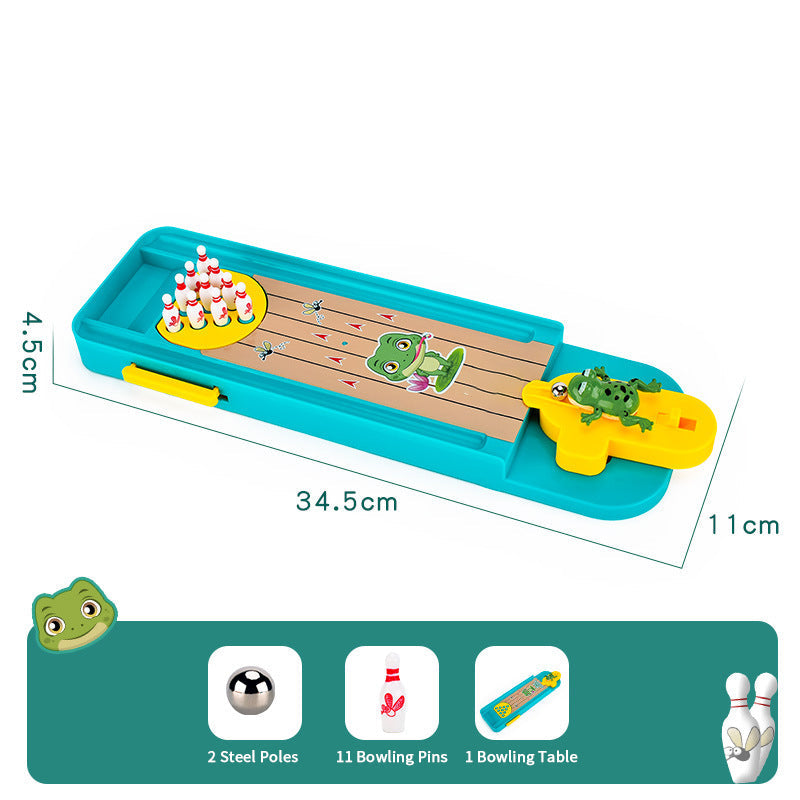 Froggy Bowling Fun | Educational Tabletop Toy 0