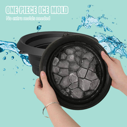 Frosty Facial Washbasin | Ergonomic, Foldable Silicone 2