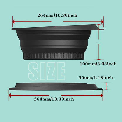 Frosty Facial Washbasin | Ergonomic, Foldable Silicone 8