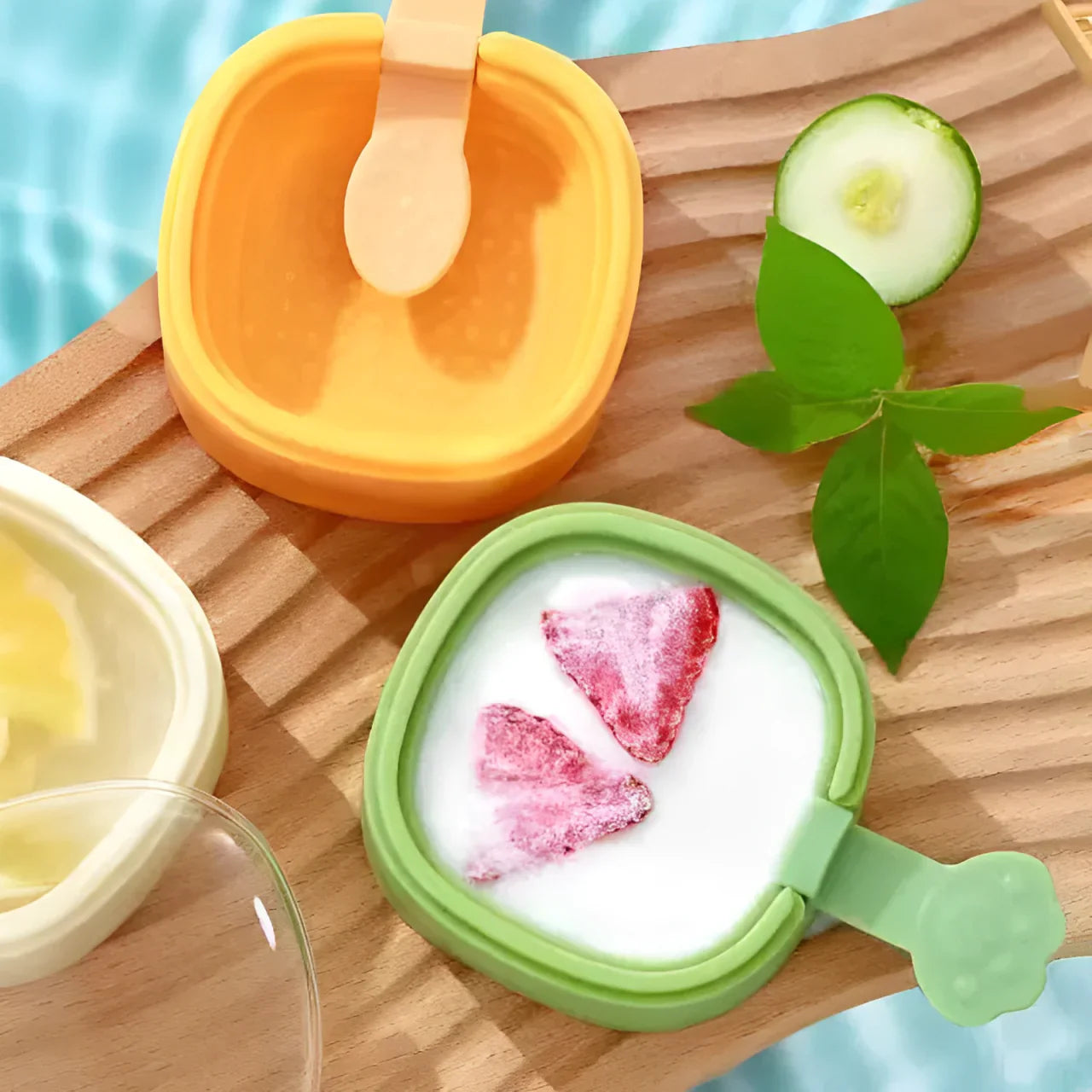 Frosty Popsicle Maker | BPA-Free Silicone Molds, Easy Release Ice Pop Maker 1