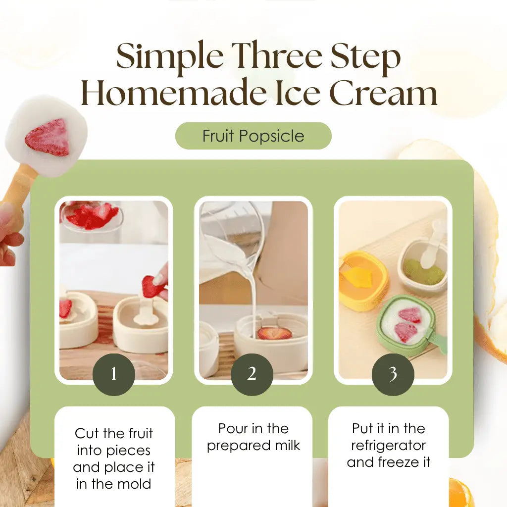 Frosty Popsicle Maker | BPA-Free Silicone Molds, Easy Release Ice Pop Maker 6