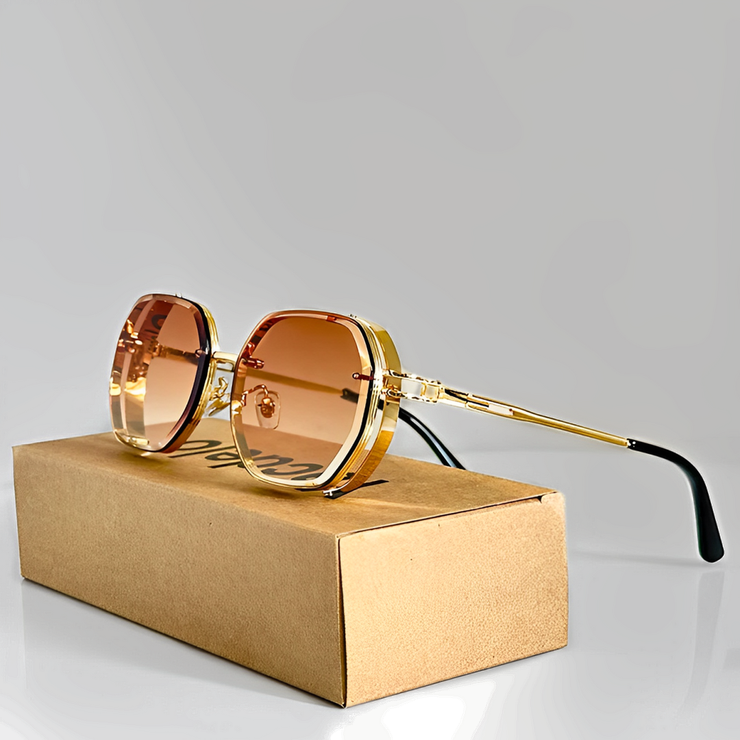 Bravenon — Ochelari de soare aviator cu protecție UV400 și croială ajustabilă