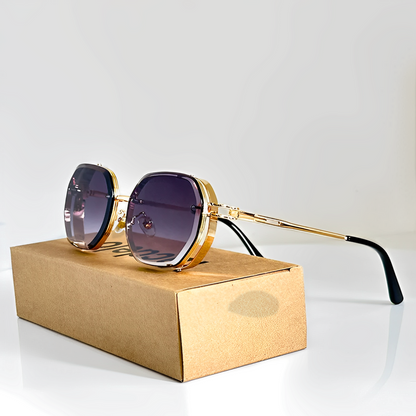 Bravenon — Ochelari de soare aviator cu protecție UV400 și croială ajustabilă
