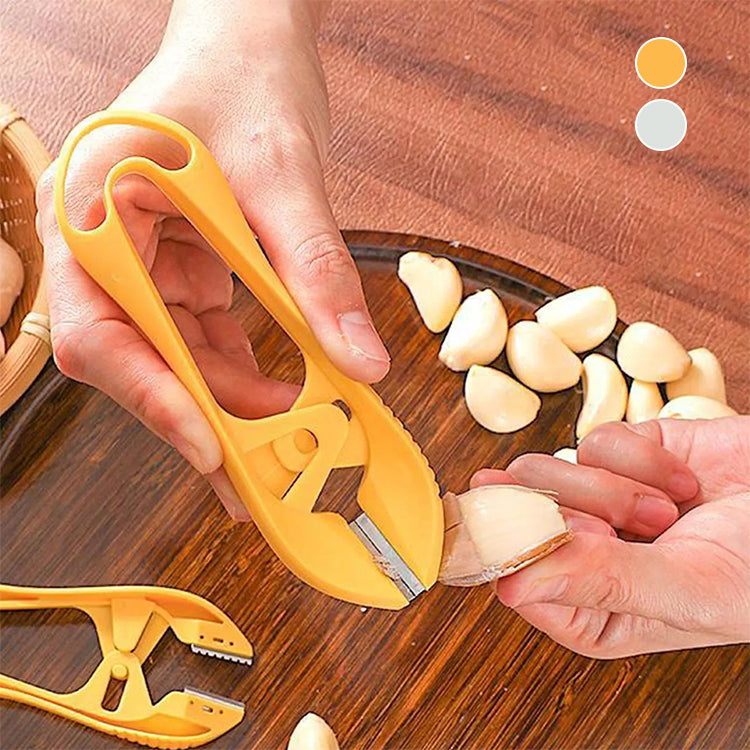 Garnet Garlic Peeler | Easy, Portable, Food-Grade ABS 1