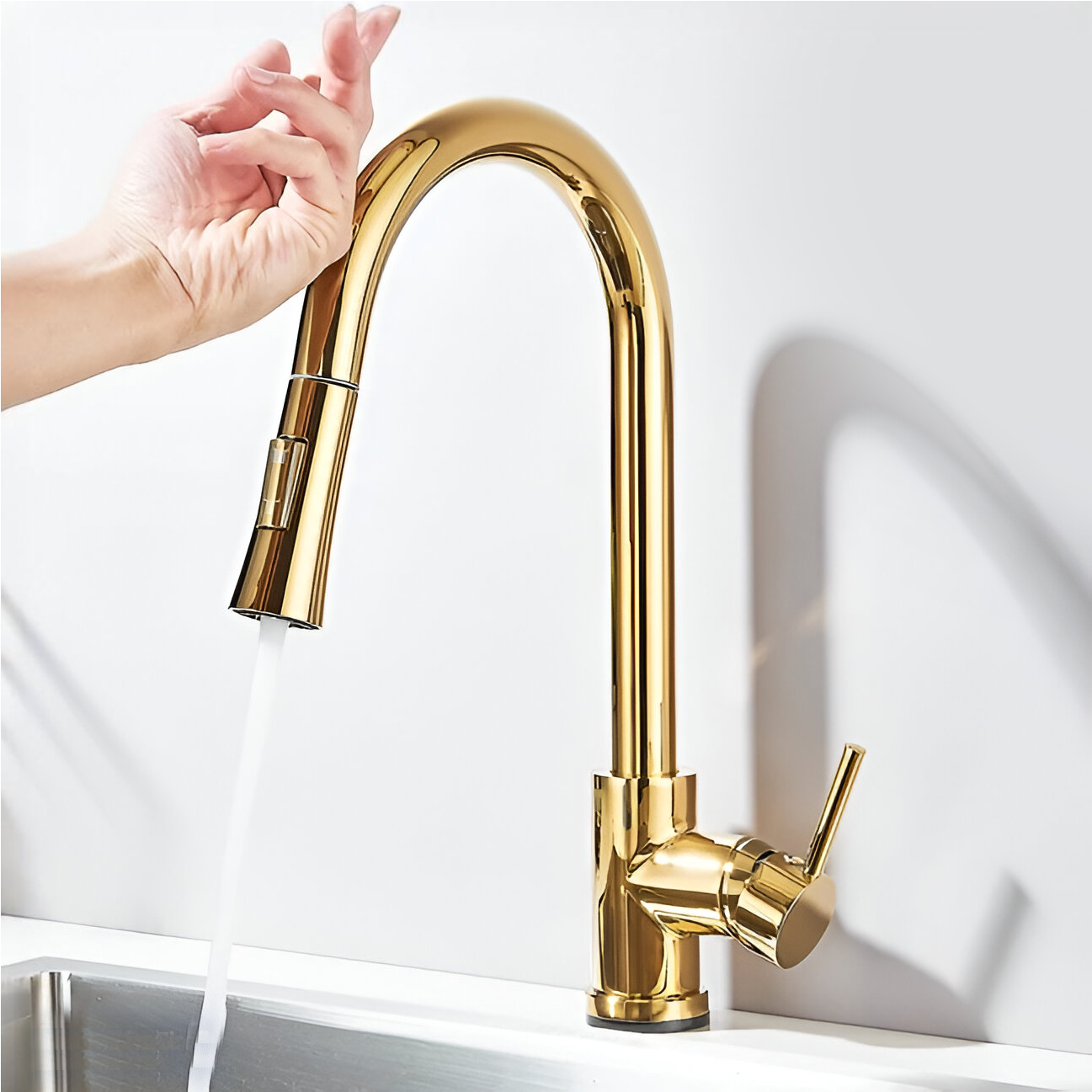Kellen Touch Kitchen Faucet — Pull-Out Sprayer with Touch Sense Technology