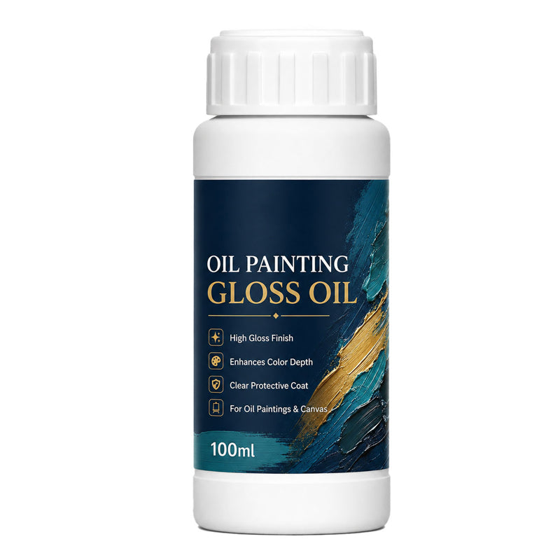 GleamArt Painting Varnish | High-Gloss Acrylic Finish, 100ml for Oil Paintings 0