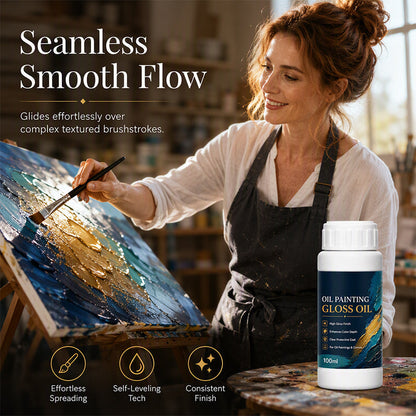 GleamArt Painting Varnish | High-Gloss Acrylic Finish, 100ml for Oil Paintings 5