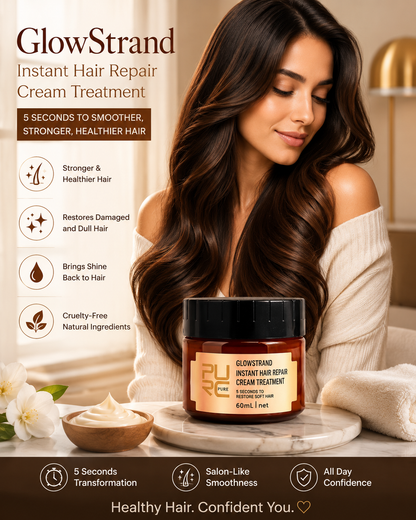 GleamWave Hair Cream | Deep Nourishment, Frizz Control, Lightweight 5