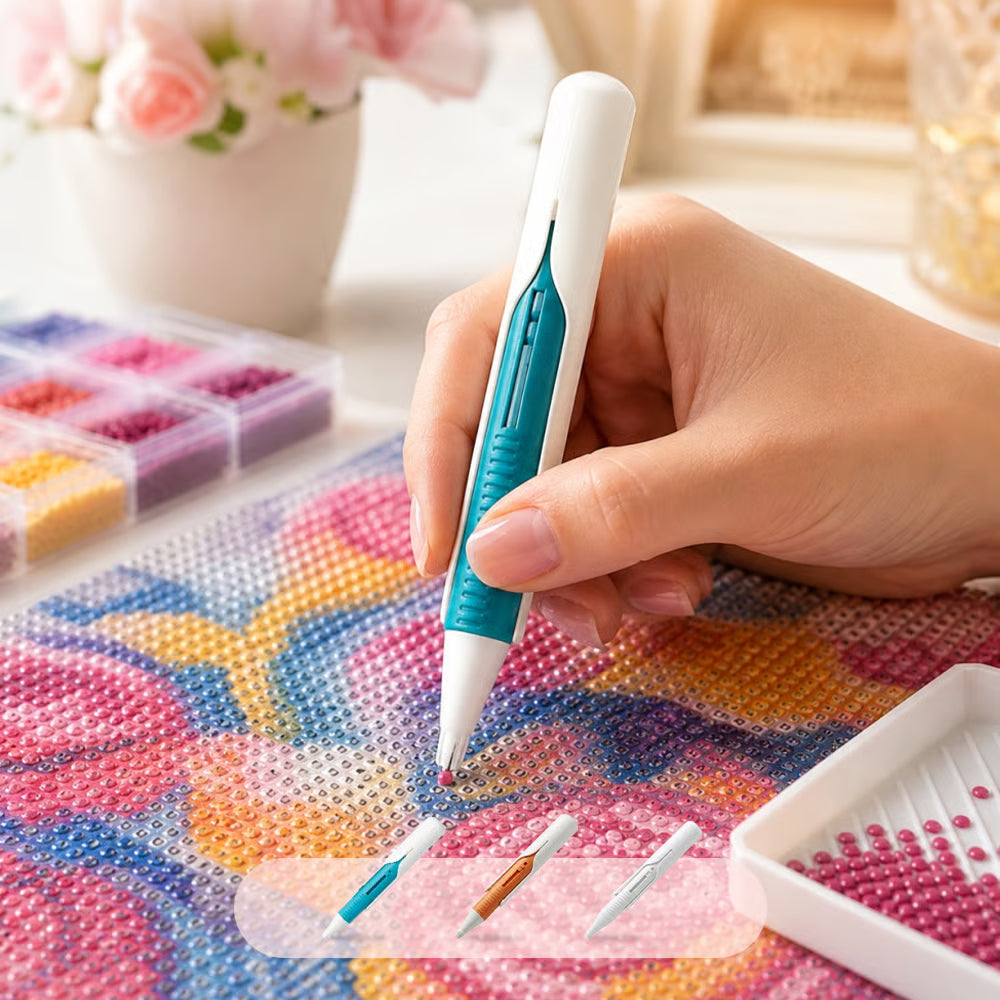 Glimmer Bead Dispenser Pen | Ergonomic, Precise Drill Placement 0
