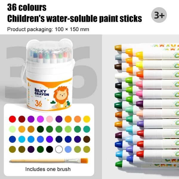Glimmer Jumbo Crayons | Easy Grip, Non-Toxic for Toddlers 10