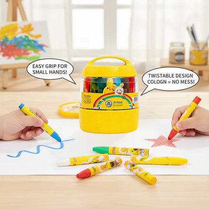 Glimmer Jumbo Crayons | Easy Grip, Non-Toxic for Toddlers 8
