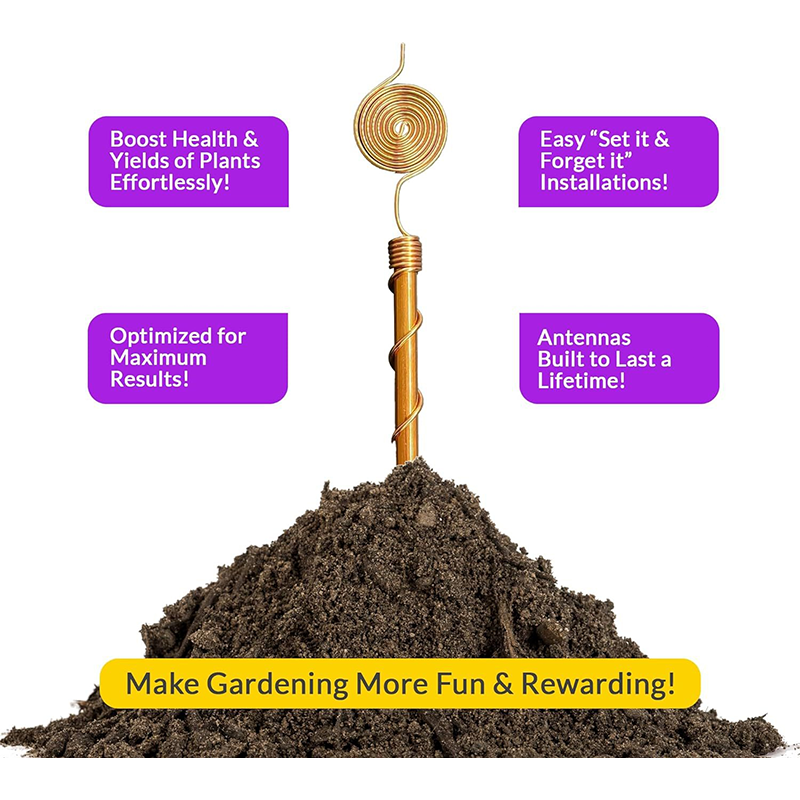 Grove Electroculture Stake | Pure Copper, Weather Resistant, Easy Installation