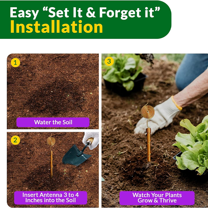 Grove Electroculture Stake | Pure Copper, Weather Resistant, Easy Installation 5