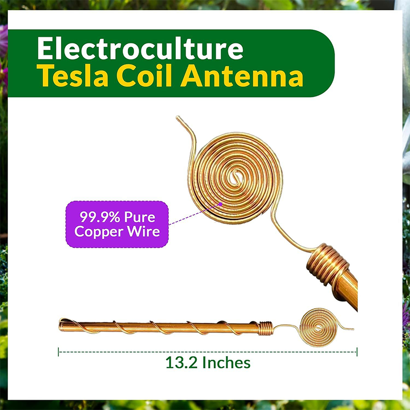 Grove Electroculture Stake | Pure Copper, Weather Resistant, Easy Installation 6