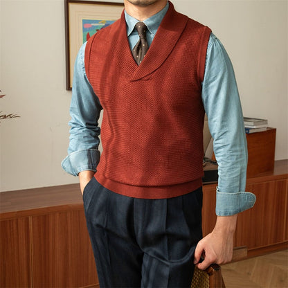 Grove Knitted Vest | V-Neck, Cozy Polyester 6