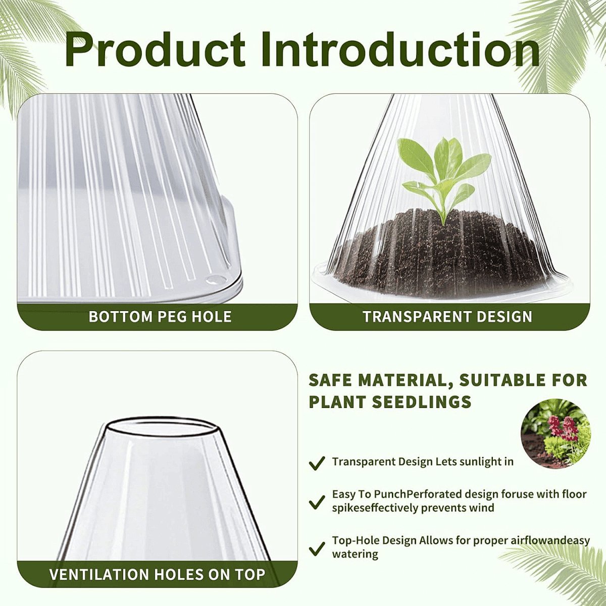 Grove Plant Cover | Reusable, Breathable Protection for Young Plants 4
