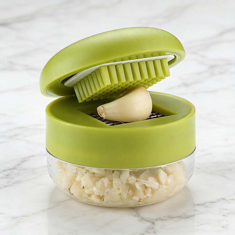 Gusto Garlic Chopper | Stainless Steel Blades, Easy Pressing Mechanism 1