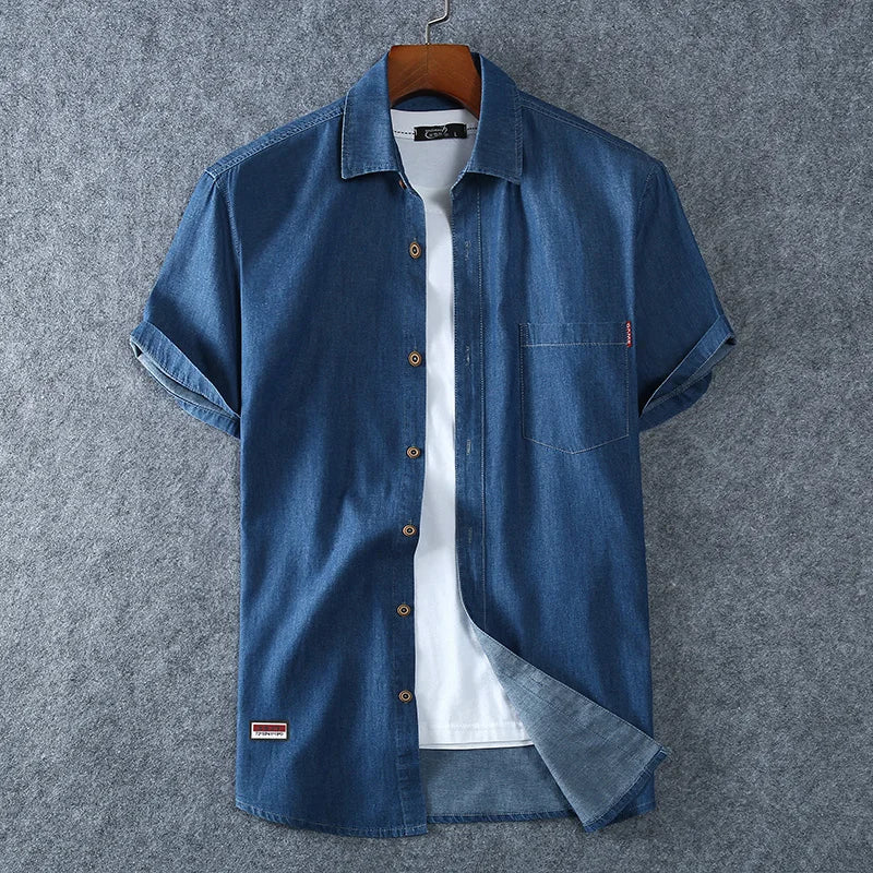 Houston klassisk denimskjorte